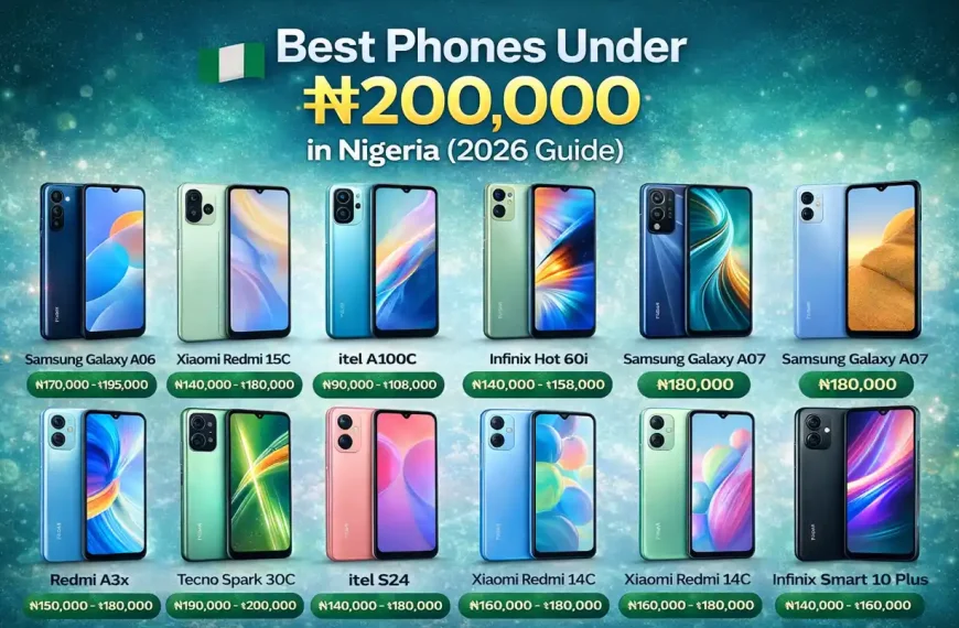 Best Phones Under ₦200,000 in Nigeria (2026 Guide)